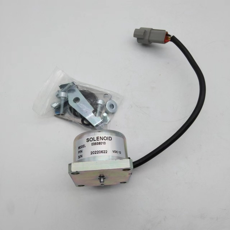 03938010 Stop Solenoid Valve Actuator Untuk HATZ L / M 12V 24V Suku Cadang Mesin Diesel