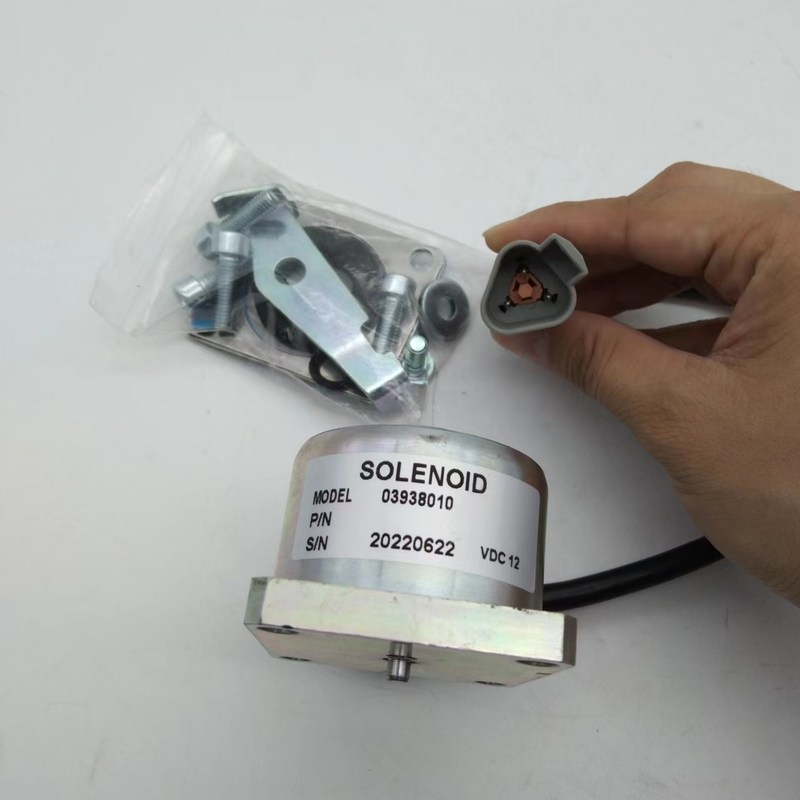 03938010 Stop Solenoid Valve Actuator Untuk HATZ L / M 12V 24V Suku Cadang Mesin Diesel