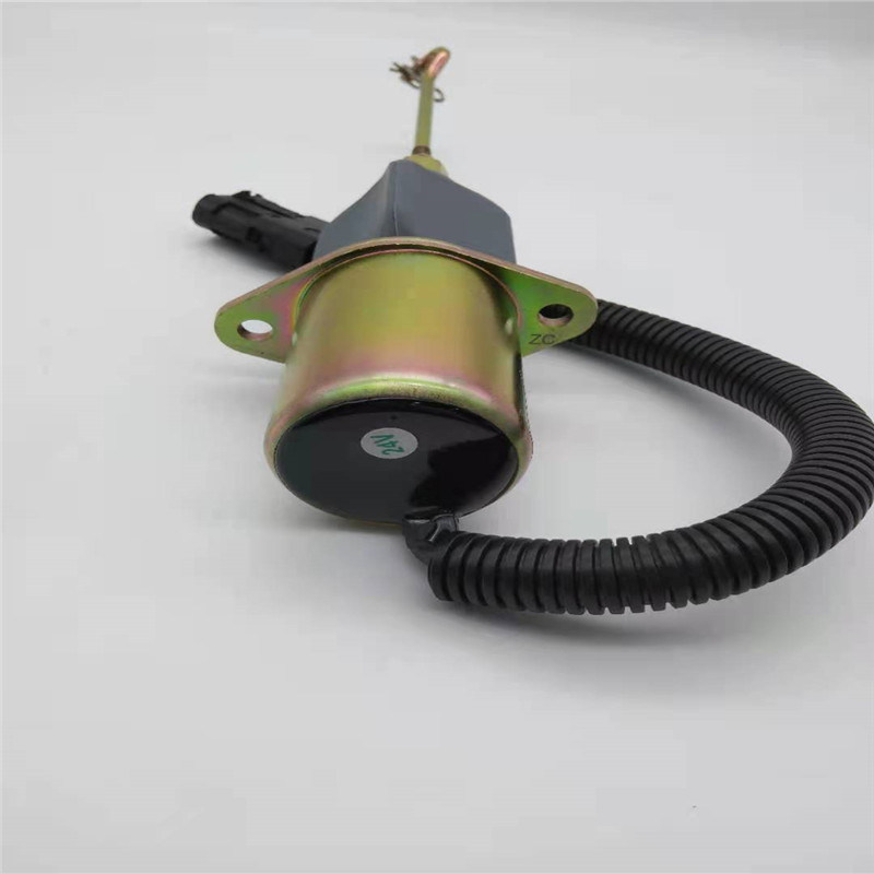 SA-3999-24 Stop Solenoid Valve Cocok Untuk Cummins Woodword Diesel Engine Black Plug