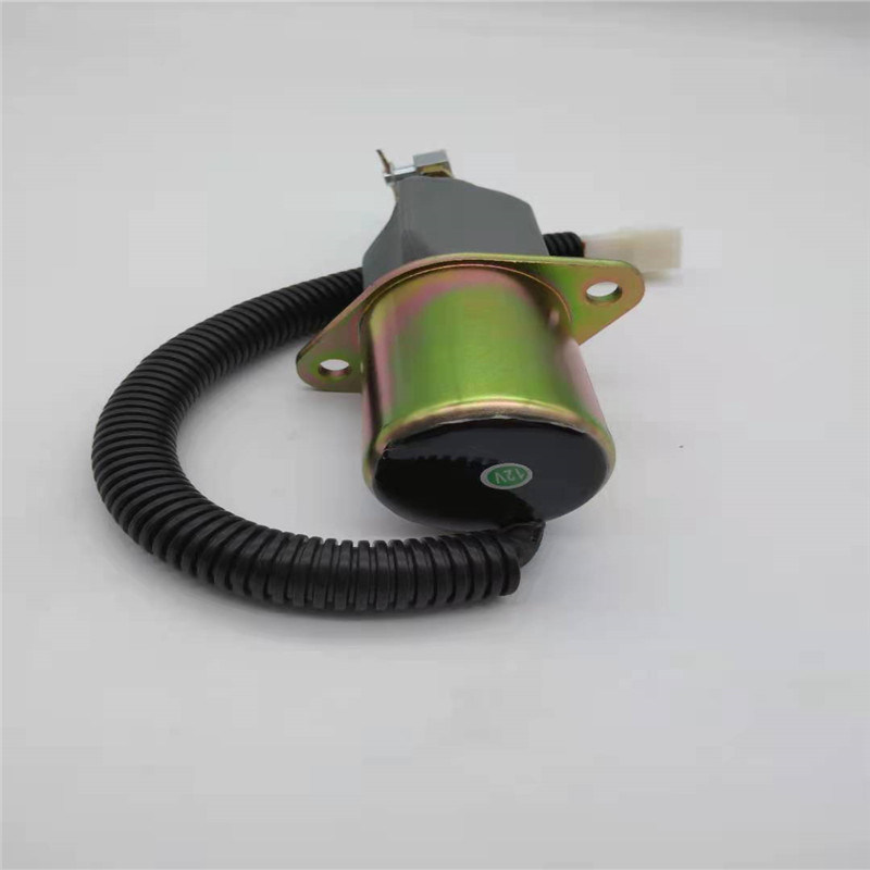 Stop Solenoid Valve 1751ES-12A3UC12B1S Cocok Untuk YANMAR SA-4673-S 60-5 12V Putih Plug