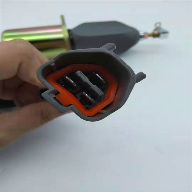 1751ES-12A3UC12B1S Stop Solenoid Valve Cocok Untuk R60-5 YANMAR 4TNE-94 Grey Plug