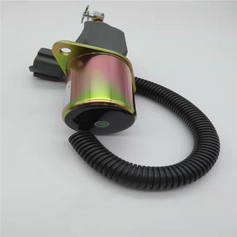 1751ES-12A3UC12B1S Stop Solenoid Valve Cocok Untuk R60-5 YANMAR 4TNE-94 Grey Plug