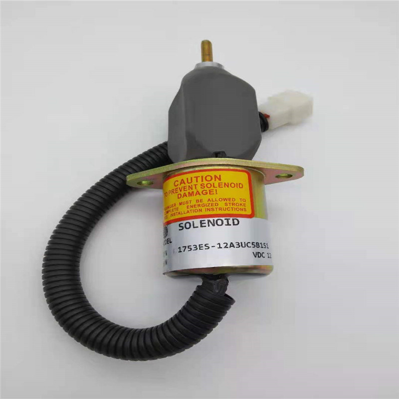 1753ES-12A3UC5B1S1 Stop Solenoid Valve Cocok Untuk Mesin YANMAR 4TNE94 SA-3840T 12V