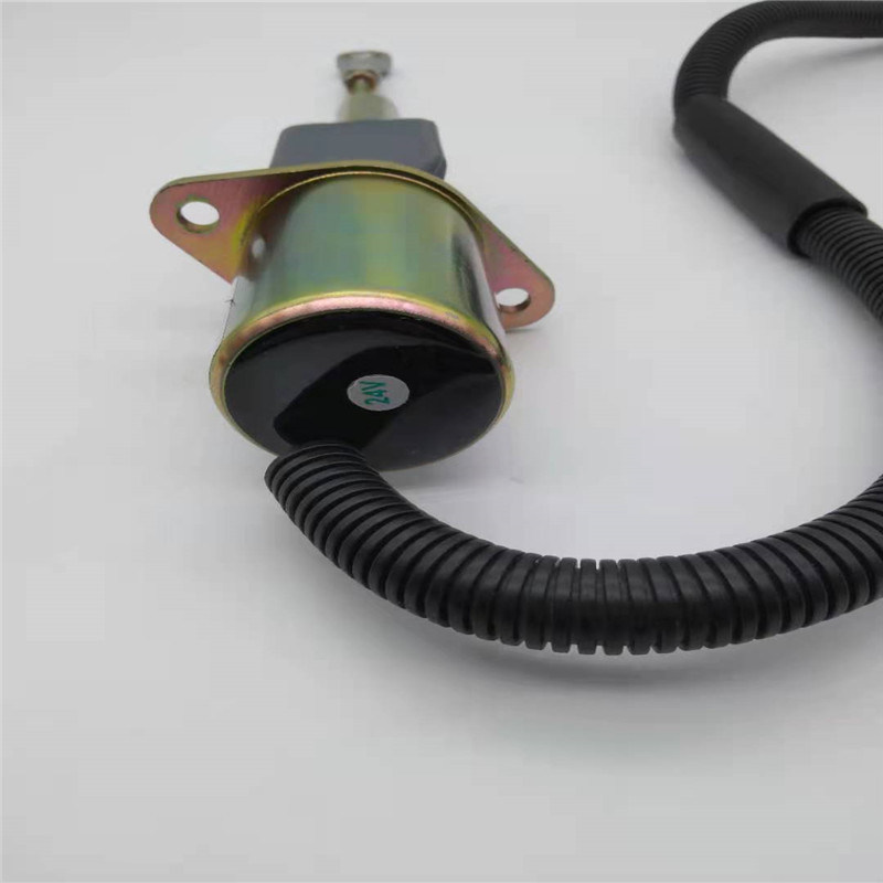 Stop Solenoid Valve 1755ES-24 RE504233 RE54747 Cocok Untuk Mesin Diesel John Deere 24V