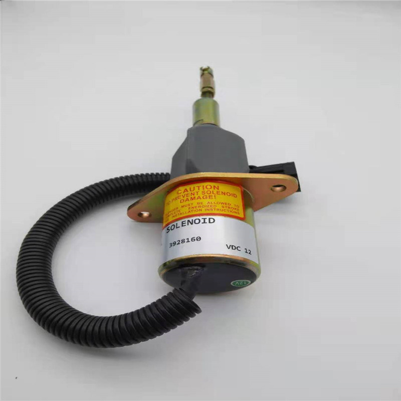 3928160 Stop Solenoid Valve Cocok Untuk Bagian Mesin Cummins Land Leveler 6BTA5.9-M2