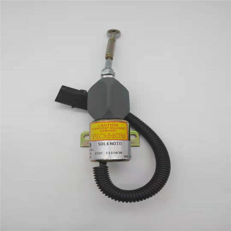 232C-1115030 BTG18056 Stop Solenoid Valve Cocok Untuk Bagian Mesin Doosan VOLVO CATERPILLAR
