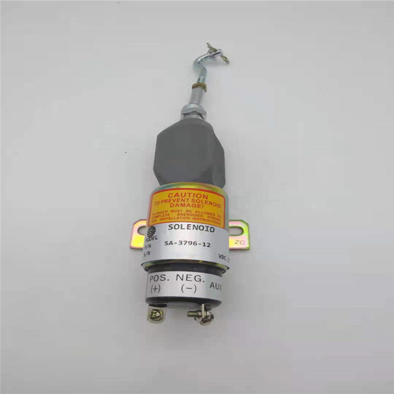 SA-3796-12 1751-12E7U1B1S5 Stop Solenoid Valve 12V Cocok Untuk Mesin YANMAR