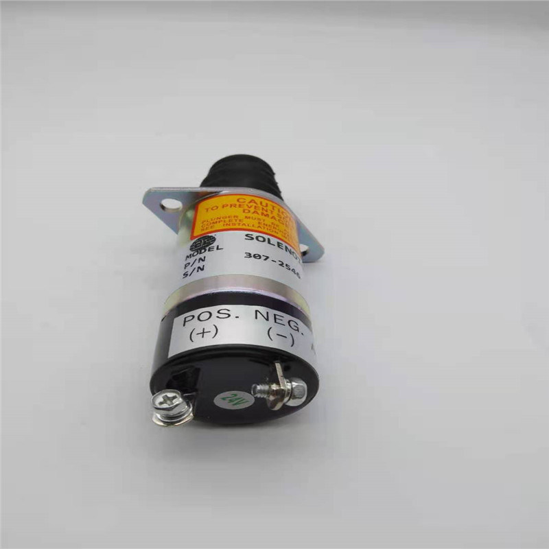 307-2546 Stop Solenoid Valve Cocok Untuk Suku Cadang Excavator Mesin Woodword 24V