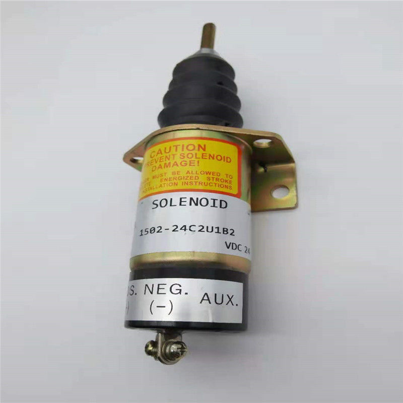 1502-24C2U1B2 Stop Solenoid Valve Cocok Untuk Mesin Excavator Woodward Cummins 24V