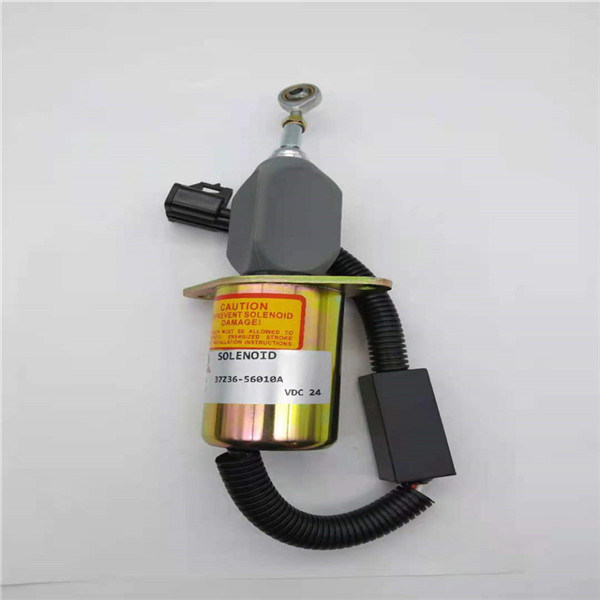 37Z36-56010A Stop Solenoid Valve Cocok Untuk Mesin Excavator Cummins 6CT 24V