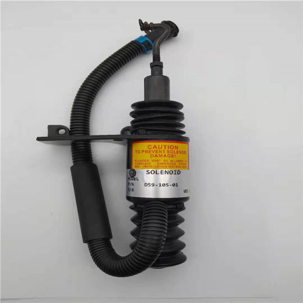 D59-105-01 Stop Solenoid Valve Cocok Untuk Suku Cadang Mesin Dongfeng Excavator 24V