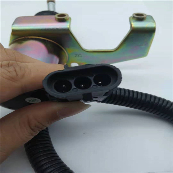 SA-3742-24 Stop Solenoid Valve Cocok Untuk Mesin Excavator Woodword / Cummins / Deutz