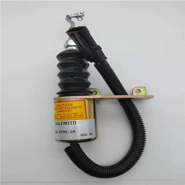SA-3799-24 Stop Solenoid Valve Cocok Untuk Mesin Excavator Hitachi / Komatsu / Katel