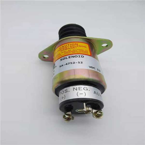 SA-4752-12 Stop Solenoid Valve Cocok Untuk Kubota Woodword 2003-12S7U1B2A Suku Cadang Mesin Excavator