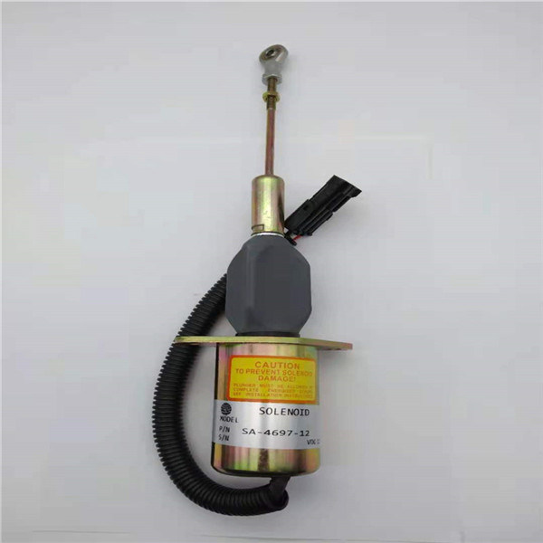 SA-4697-12 Stop Solenoid Valve Cocok Untuk Cummins Excavator Diesel Fuel 5.9L Engine