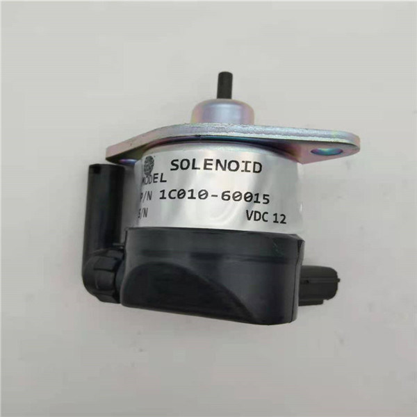 1C010-60015 Pendek Jarum Berhenti Solenoid Valve Cocok Untuk Kubota Harvester / Excavator Parts