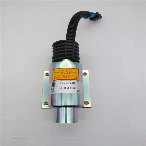 10-01178-02 stop Solenoid Valve SPEED CONTROL 12V untuk mesin Excavator V2203 Carrier