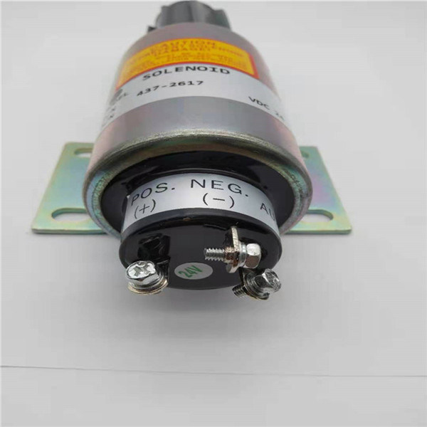 437-2617 2370-24E6U1B5S1A Stop Solenoid Valve Cocok Untuk Mesin Excavator Perkins 24V