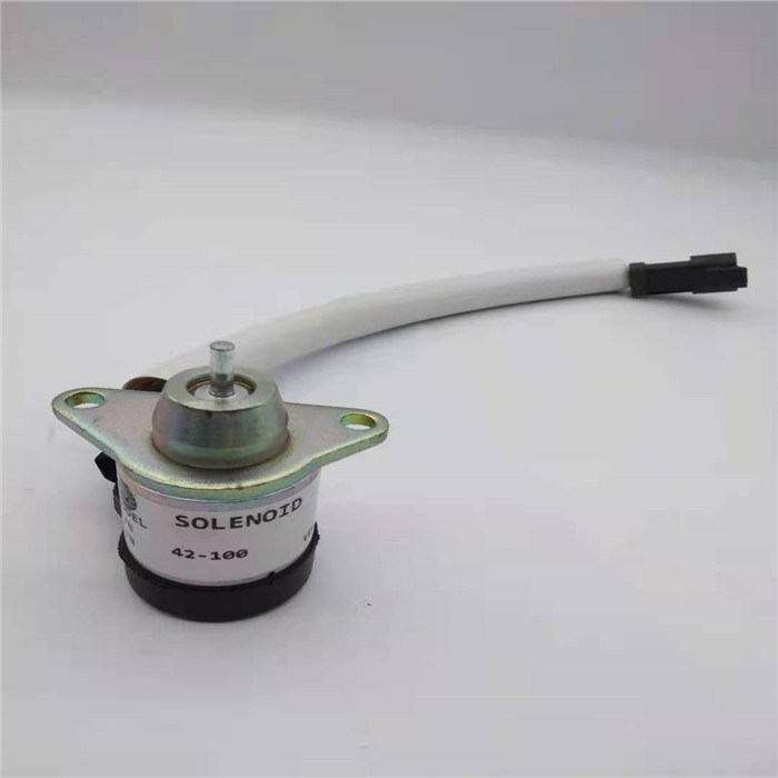 42-100 Yanmar 12 Volt Bahan Bakar Diesel Solenoid Valve 4TNV98 Bahan Bakar Solenoid Mematikan Valve