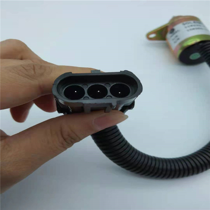 1503ES-12S5SUC12S 12V Cocok untuk Yanmar Stop Solenoid Valve 119233-77933 Fuel Shut Off Solenoid