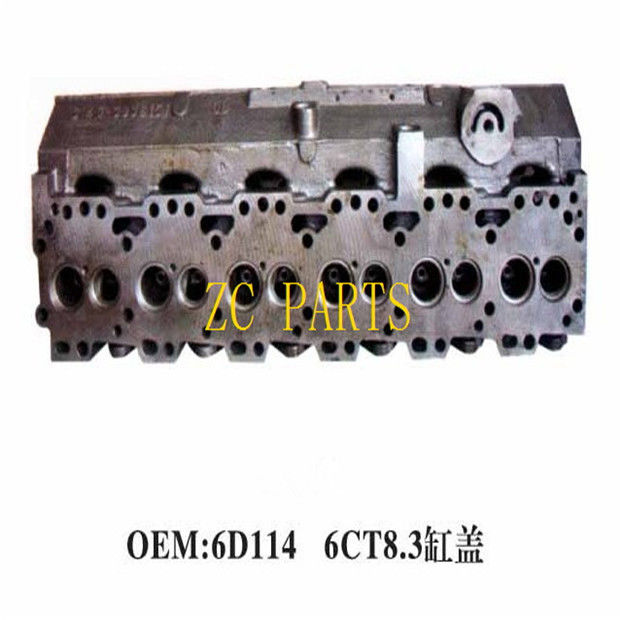 6CT 6D114 8.3 Cummins Kepala Silinder 3936153 Cocok Untuk Komatsu PC300-8