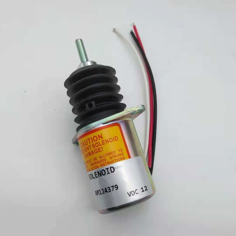 AM124379 P610-A5V 12V Stop Solenoid Valve Untuk John Deere 455 F915 F925 F935 F1145 Mesin Yanmar 3TNE78