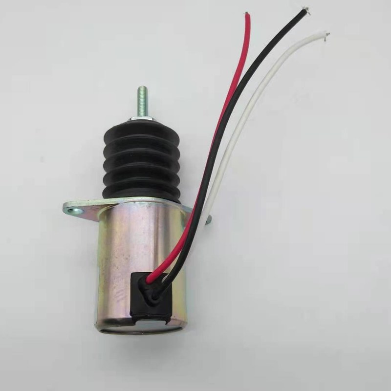 AM124379 P610-A5V 12V Stop Solenoid Valve Untuk John Deere 455 F915 F925 F935 F1145 Mesin Yanmar 3TNE78