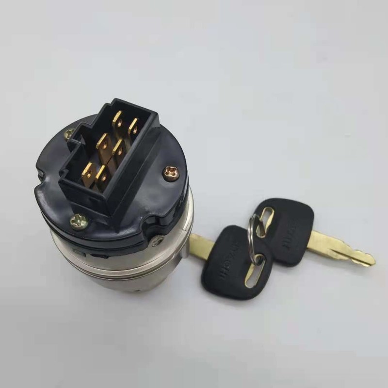 4448303 Saklar Pengapian Mesin Listrik Hitachi ZX200-3/240-3/330-3 ZAX-3 Dengan Kunci