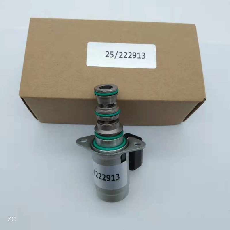 25-222913 25222913 25/222913 Katup Solenoid Hidrolik Untuk 12V JCB 3CX 4CX