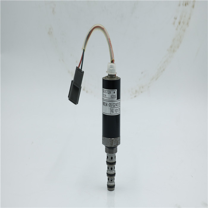 KWE5K-20 G24D12A Excavator Bagian Listrik Pompa Hidrolik Proporsional Solenoid Valve Cocok untuk SK200-5 SK100-5